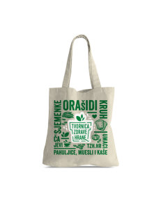 Long Handle Canvas Bag - Healthy Food Factory