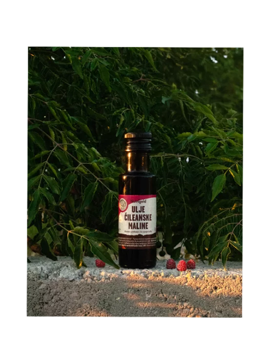 Chilean Raspberry Seed Oil - Organic Cold Pressed 100ml Nutrigold