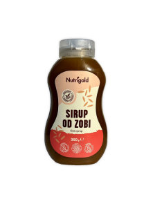 Nutrigold natural oat syrup in a squeeze bottle of 350g