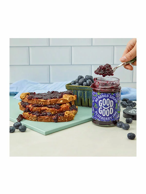 Blueberry Jam with Stevia 330g - Good Good