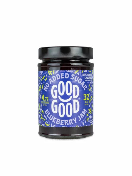 Blueberry Jam with Stevia 330g - Good Good