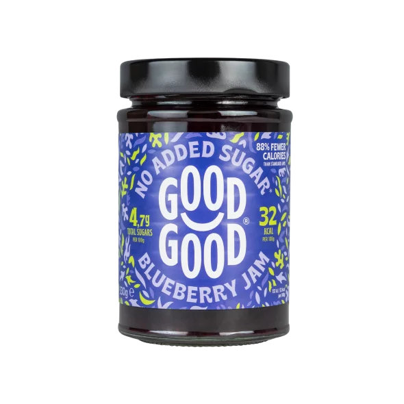 Blueberry Jam with Stevia 330g - Good Good