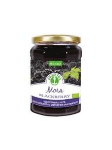 Probios organic and gluten free blackberry spread in a 330g jar