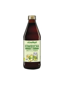 Kombucha Lime & Ginger Drink - Organic 0.33l Voelkel