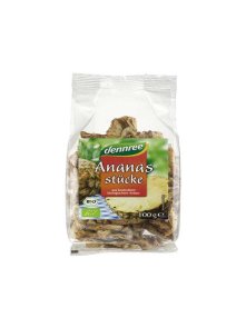 Dried Pineapple - Organic 100g Dennree