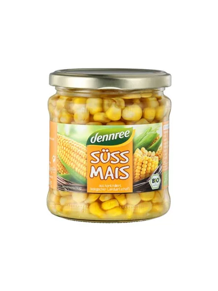 Corn in Water - Organic 330g Dennree