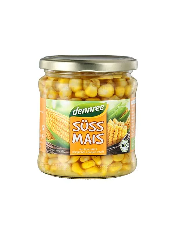 Corn in Water - Organic 330g Dennree