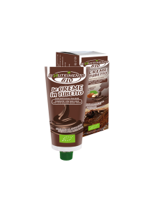 Probios organic dark chocolate and hazelnut spread in a 160g tube
