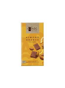 Vegan Chocolate Almond & Orange - Organic 80g iChoc