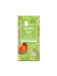 Vegan Super Nut Chocolate - Organic 80g iChoc