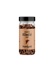 Nutrigold organic whole cloves in a jar containing 30g