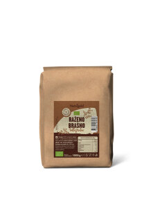 Nutrigold organic whole grain rye flour in a packaging of 1000g