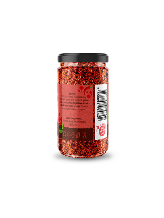 Nutrigold organic chilli powder in a 50g jar