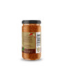 Nutrigold harissa spice blend in a glass jar containing 50g