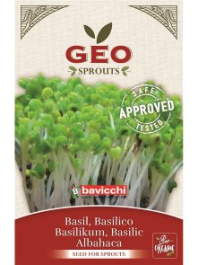 Basil Seed for Sprouts - Organic 6g Geo
