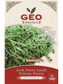 Leek Seed for Sprouts - Organic 6g Geo