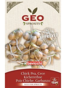 Chickpea Seed for Sprouts - Organic 90g Geo
