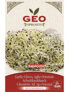 Garlic Chives Seed for Sprouts - Organic 5g Geo