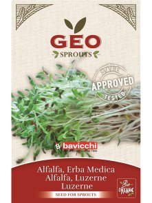 Alfalfa Seed for Sprouts - Organic 30g Geo