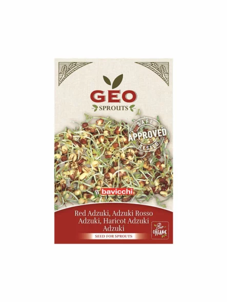 Adzuki Seed for Sprouts - Organic 90g Geo