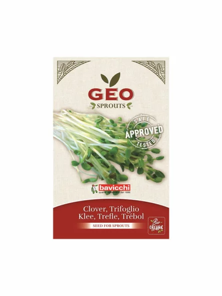 Clover Seed for Sprouts - Organic 70g Geo