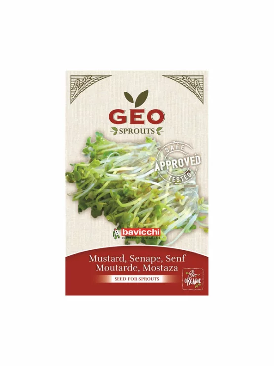 Geo Sjemenke Gorušice za klijanje - Organske u paketu od 50g