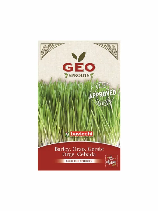 Barley Seed for Sprouts - Organic 600g Geo