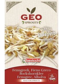 Fenugreek Seed for Sprouts - Organic 35g Geo