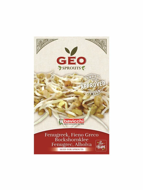 Fenugreek Seed for Sprouts - Organic 35g Geo