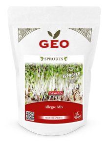 ''Allegro'' Mix Seed for Sprouts - Organic 400g Geo