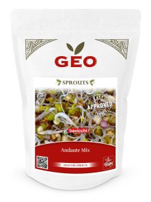 ''Andante'' Mix Seed for Sprouts Energy & Detoxification - Organic 400g Geo