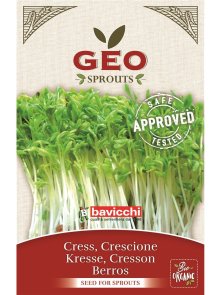 Watercress Seed for Sprouts - Organic 35g Geo