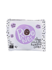 Chocolate Chip & Hazelnut Cookie - Organic 40g Rookies
