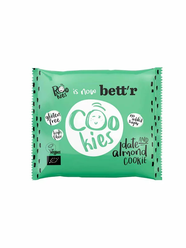 Bett’r Keks Datulje & Badem - Organski u pakiranju od 40g