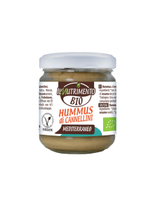 Probios organic almond and beans hummus in a 180g jar