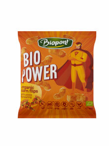 Extruded Corn Snack Bio Power Pizza - Organic 55g Biopont