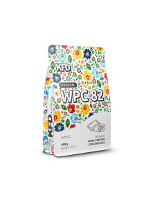 KFD white chocolate flavoured WPC premium protein in a bag of 900g