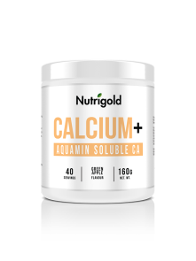 Calcium+ Aquamin Soluble 160g - Calcium Powder Green Apple