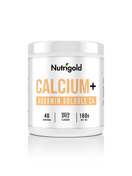 Calcium+ Aquamin Soluble 160g - Calcium Powder Green Apple