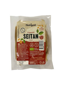 Nutrigold organic seitan grill in a vacuumed packaging of 200g