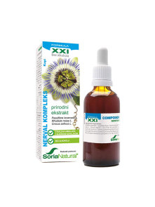 Soria Natural nerval xxl complex drops in a 50ml glass bottle with a dropper