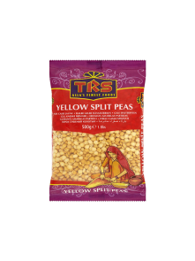 TRS yellow split peas in a 500g packaging