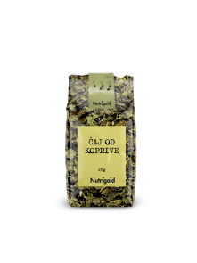 Nutrigold nettle tea in transparent packaging of 25g