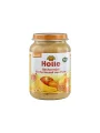 Organic Holle fruits and muesli purée in a glass jar of 220g