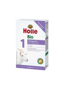 Holle goat's milk infant follow on formula 1 in cardboard rectangular packaging of 400g