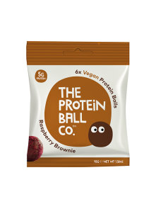 Vegan Protein Balls RASPBERRY BROWNIE 45g - Protein Ball CO
