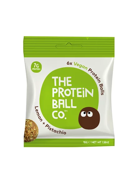Vegan Protein Balls LEMON & PISTACHIO 45g - Protein Ball CO