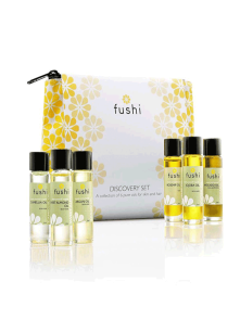 Discovery Set - A Collection of 6 Organic Oils for Skin & Hair + Cotton Toiletry Bag