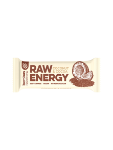 Raw Energy Bar - Coconut & Cocoa 50g Bombus