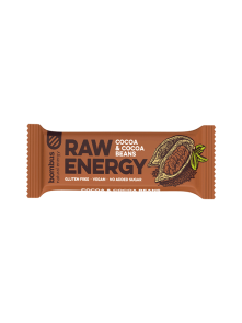 Raw Energy Bar - Cocoa & Cocoa Beans 50g Bombus